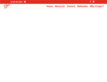 Tablet Screenshot of craigsautocollision.com